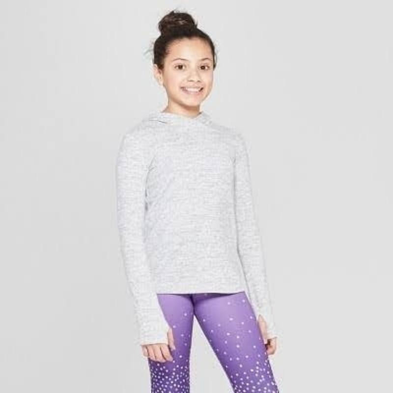 Kaos champion hoodie anak perempuan