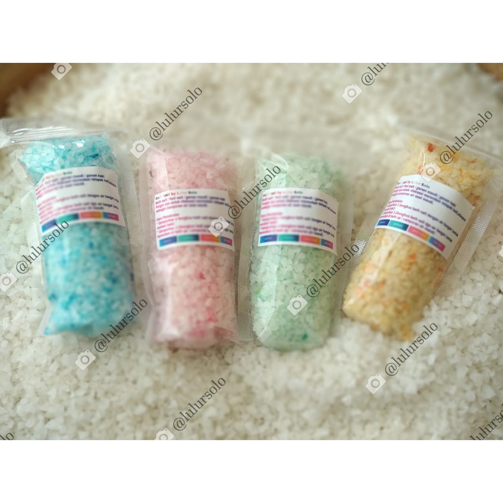 (300gr) Garam Mandi Bath Salt Organik Aromaterapi Kaki Spa 250gr Foot Soak Promo Buy 10 Get 1