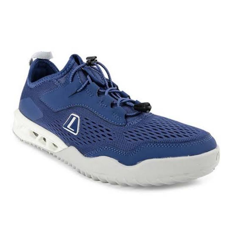 Sepatu League Pria Biru Aquanos M Outdoor Shoes Cowo Hiking Original