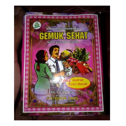 Kapsul Gemuk Sehat Kuda Mas Penambah Berat Badan Manjur