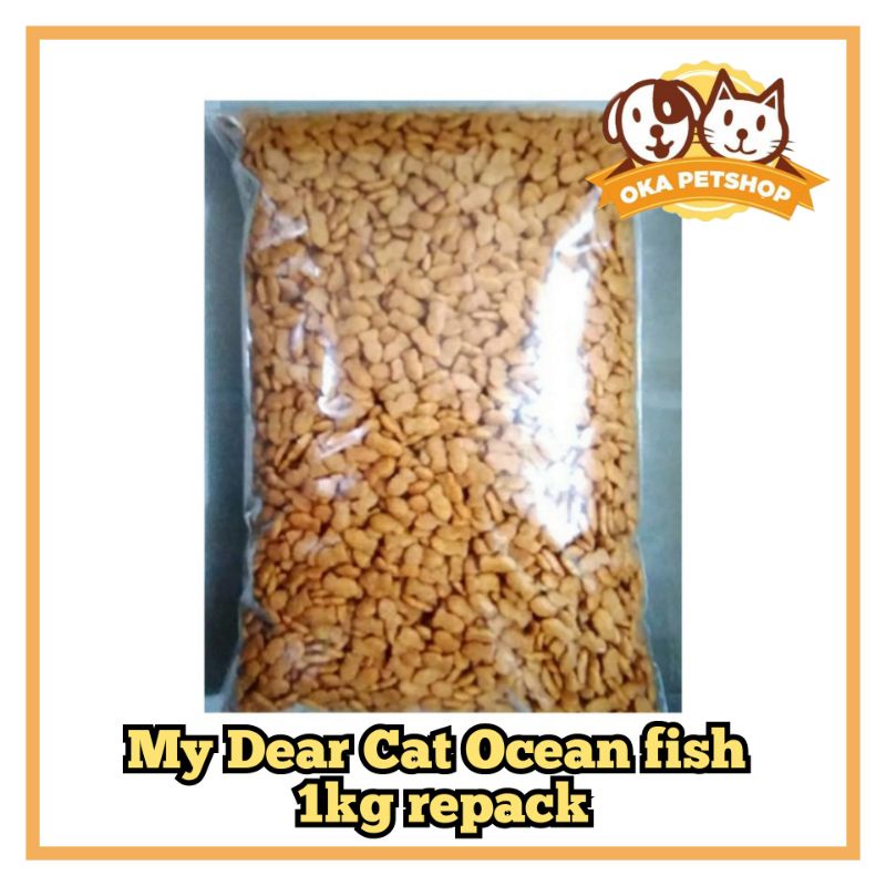 makanan kucing my dear cat oceanfish 1kg repack