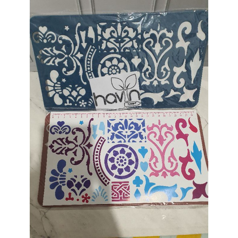 GARISAN motif untuk BATIK/RULER-1