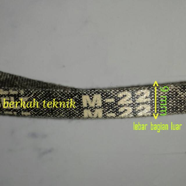 V BELT MESIN CUCI M-22