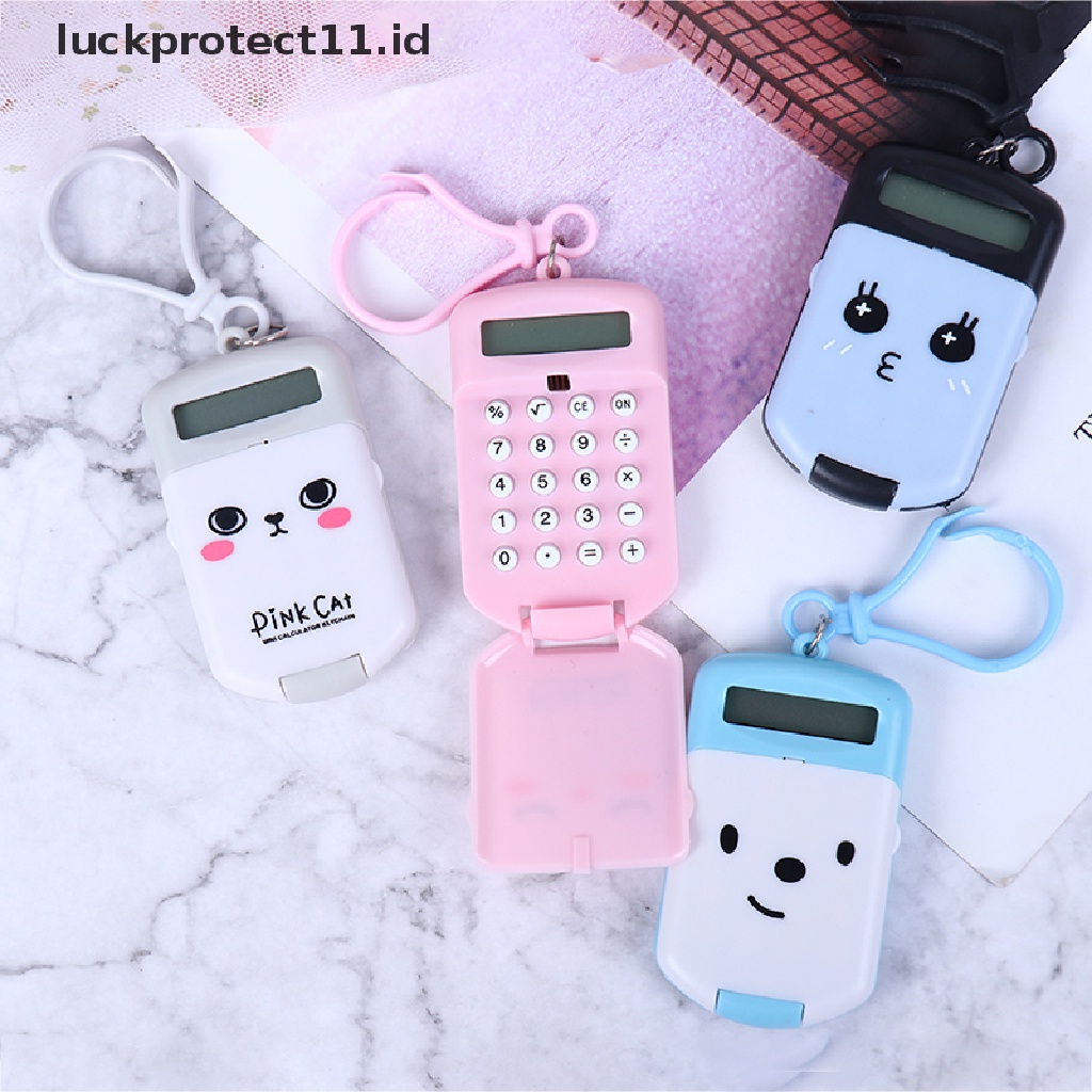 &lt; Luckprotect11. &lt; LuckproteksiId &gt; Kalkulator Saku Portable Dengan Gantungan Kunci