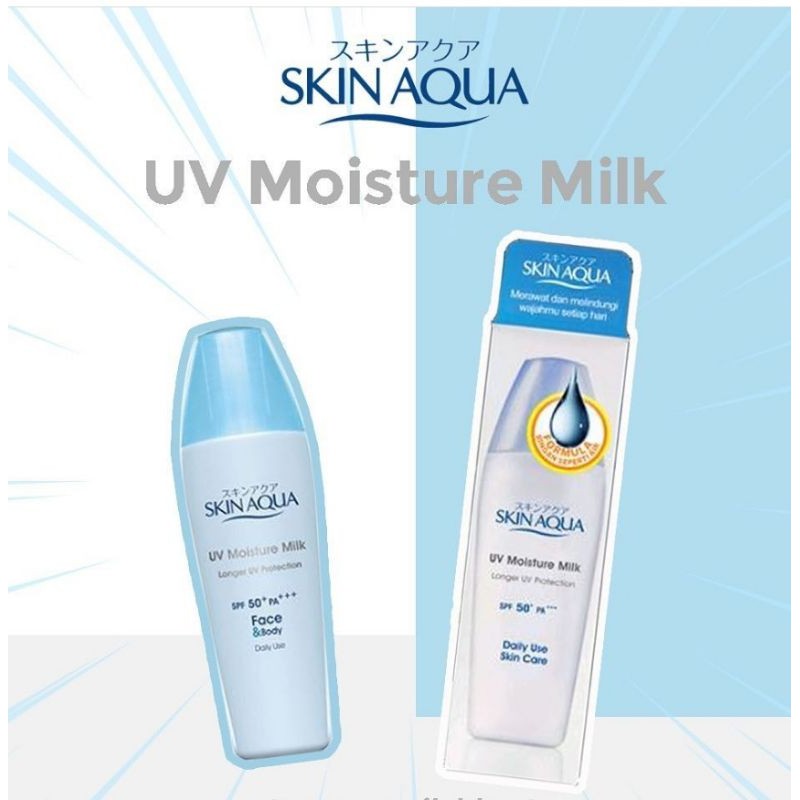 [BPOM] Skin Aqua Moisture Milk spf 50/PA++ 40g