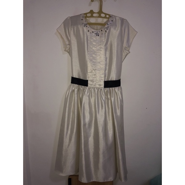 Dress / Baju Pesta Putih Preloved