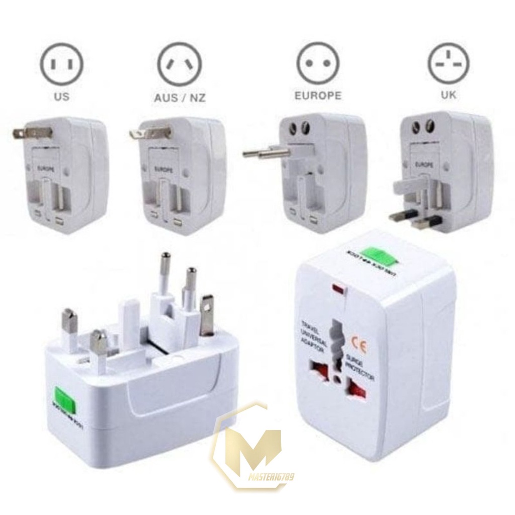 TRAVEL ADAPTOR INTERNASIONAL COLOKAN UNIVERSAL MA3579