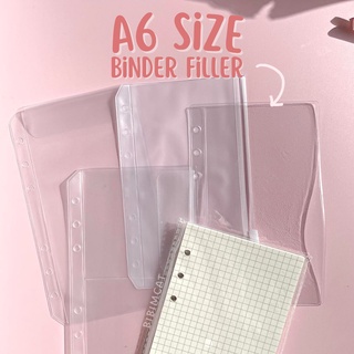 (A6 Size) Ziplock Binder File Organizer 6 Ring