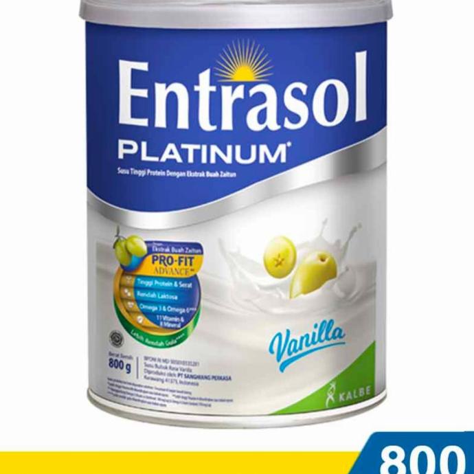 

[COD] Susu Entrasol Platinum Vanila 800 Gr [COD]