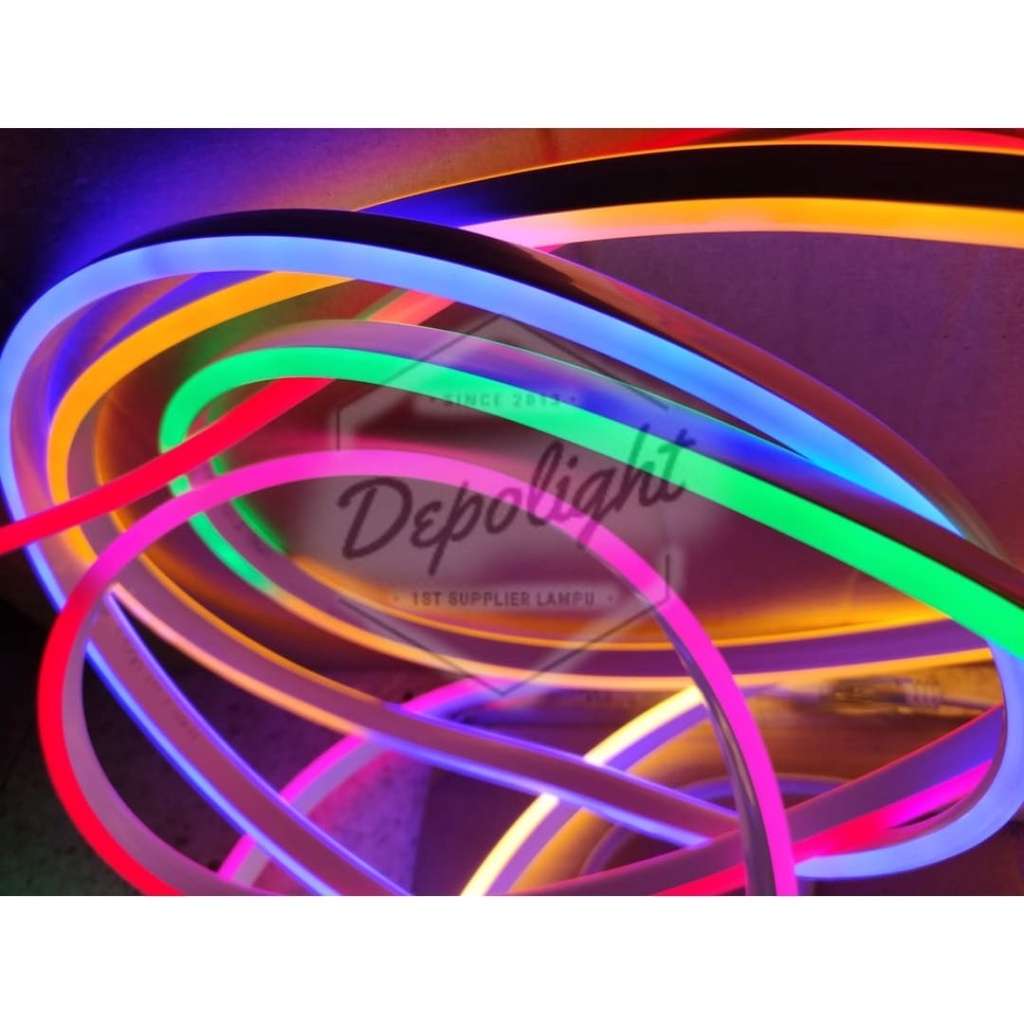 Lampu Strip Neon Flexibel 1 roll 100 Meter 220V