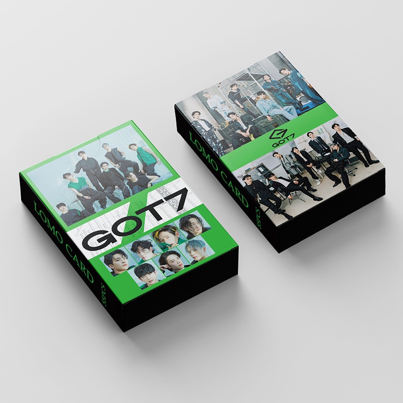 55pcs / Kotak Kartu Foto LOMO GOT7 2022 (GOT7) Album Kartu Pos