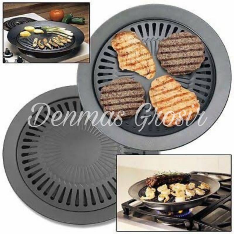 (COD) Panggangan Bulat Kompor / Panggangan BBQ / Ultra grill 32cm JUMBO