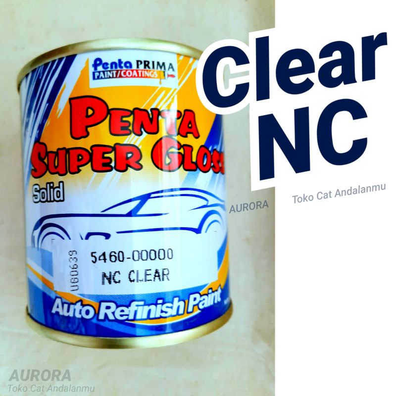 NC Clear Penta Super Gloss NC Clear Clir Fernis Pernis 200cc Aksesoris Mobil
