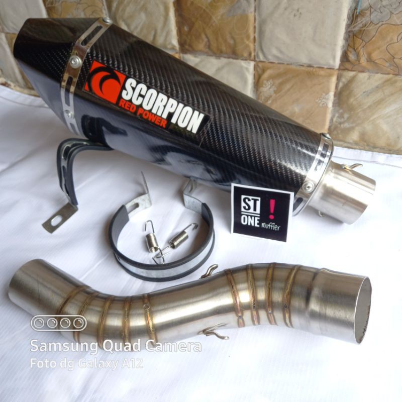 knalpot scorpion carbon new cbr cb150r cbr250rr