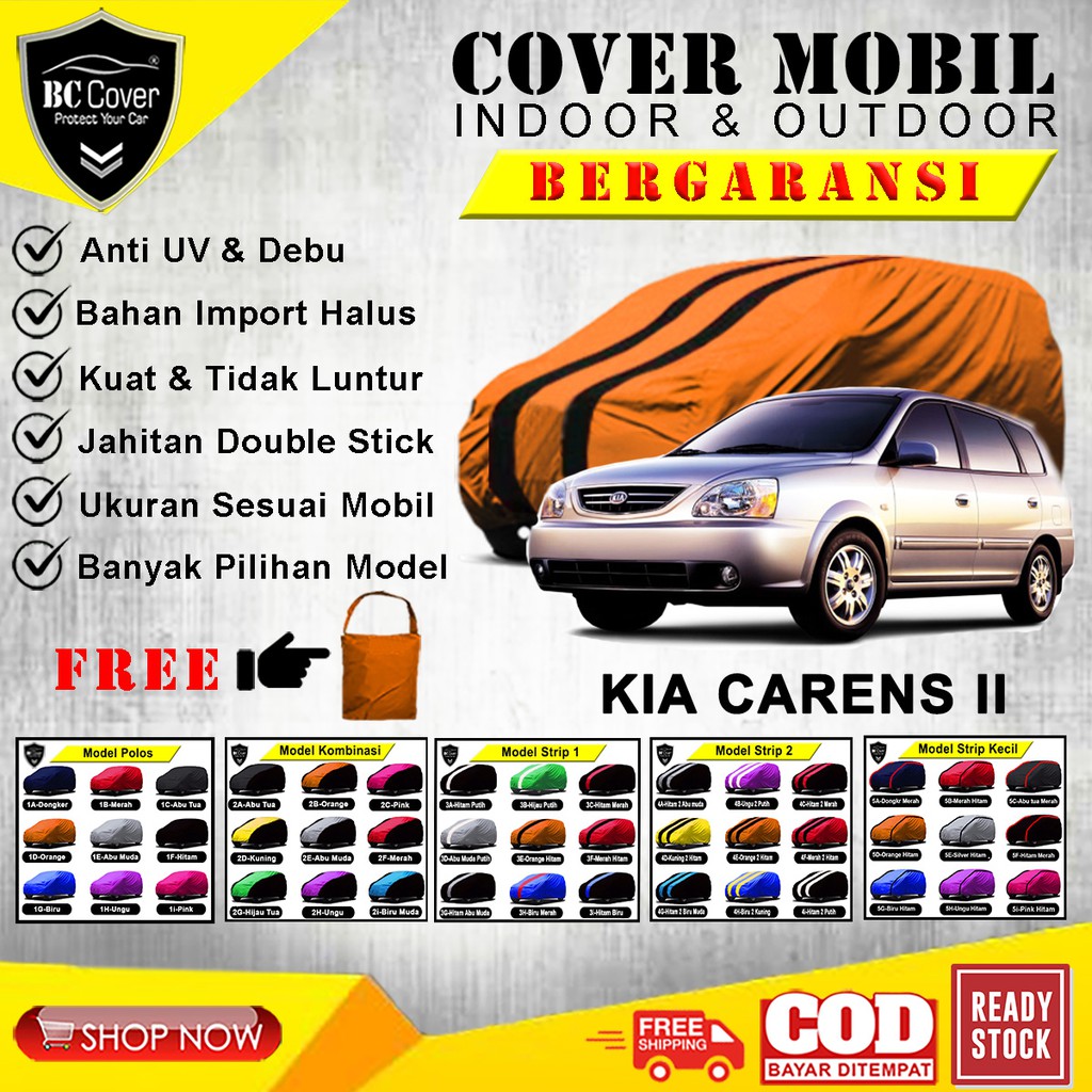 Body Cover Mobil KIA CARENS 2 / Sarung Mobil Kia Carens 1 / Selimut Tutup Mantel Pelindung Jas Kerudung Mantol Penutup Kia Carens Outdoor