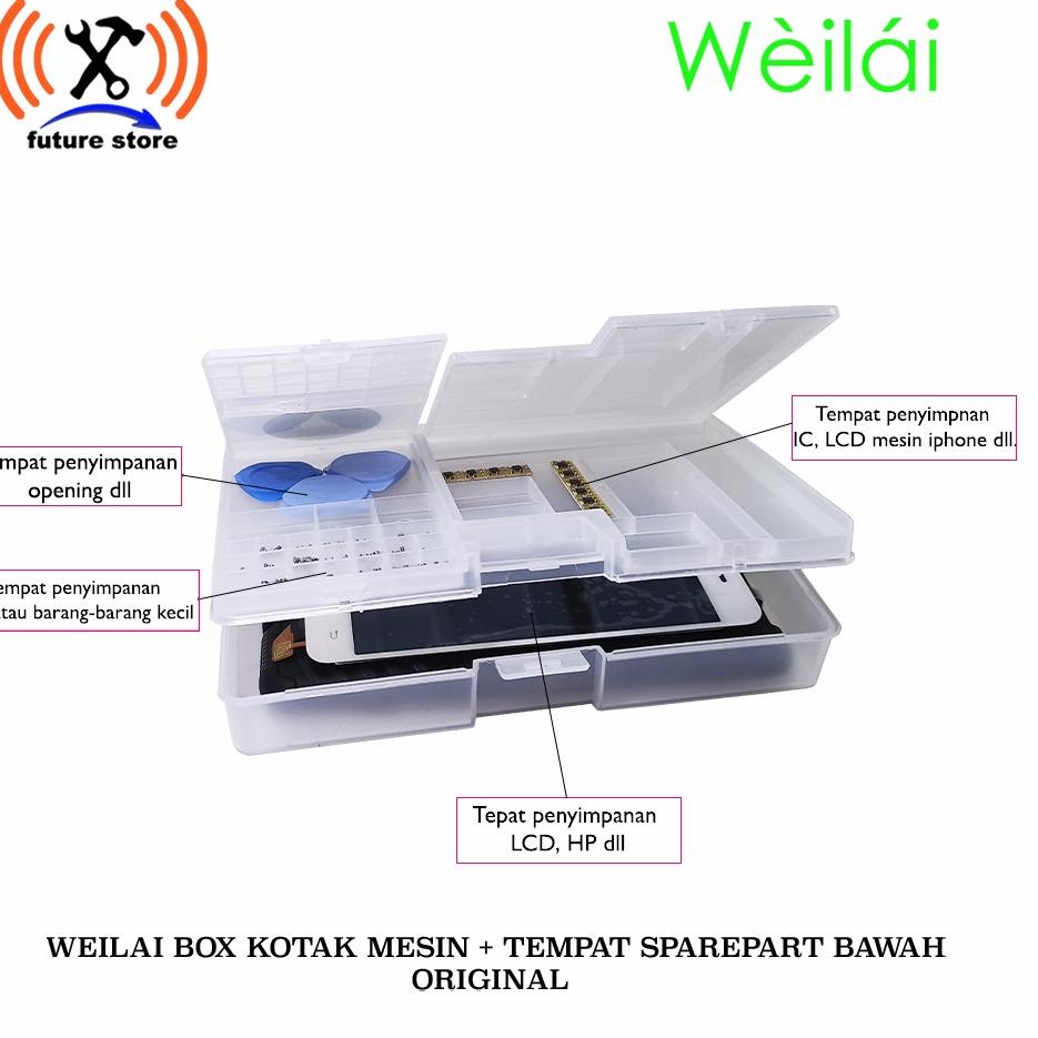 Super Star weilai box kotak mesin plus tempat  sparepart bawah original