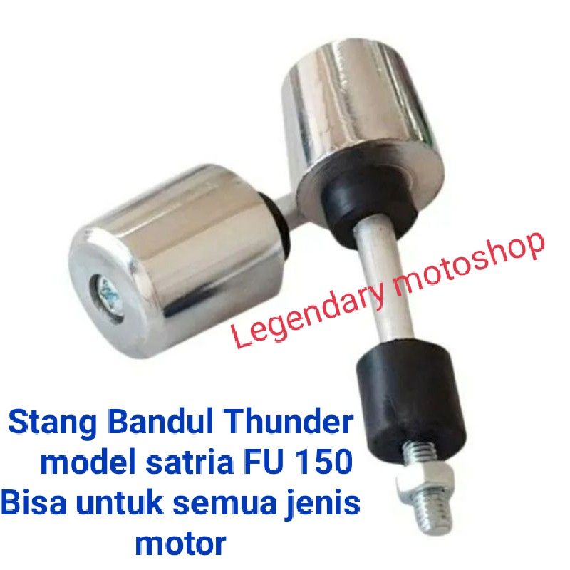 Jalu Stang Shogun Chrome model PCX bandul universal sepasang