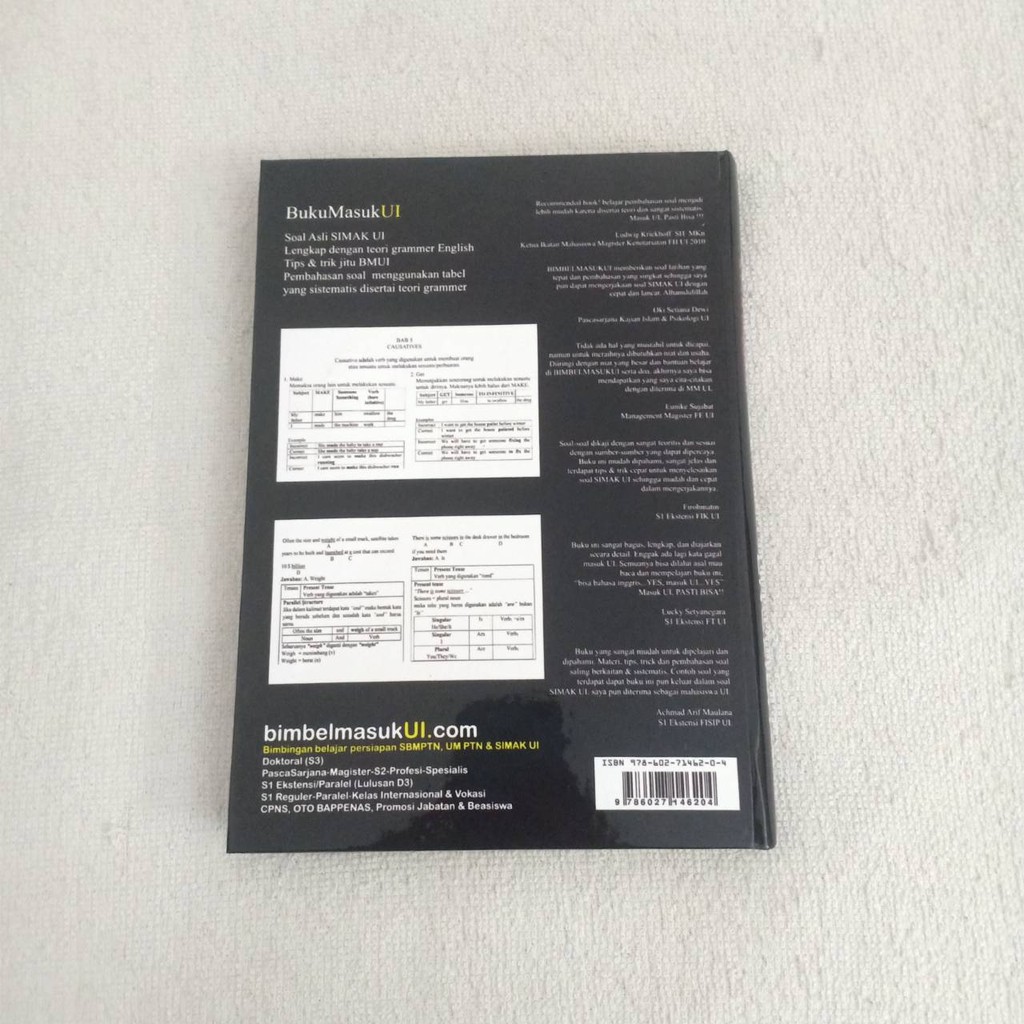 Buku Soal Asli Pembahasan Disertai Teori Simak Ui English S 1 S 2 S3 Shopee Indonesia