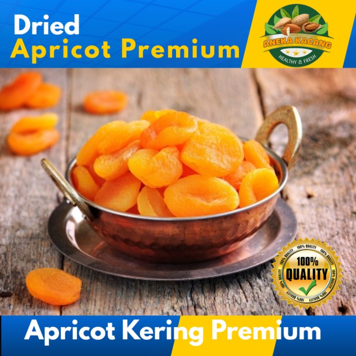 

Buah Kering - Buah Aprikot Kering Premium 1000 Gram/ Dried Apricot High Quality 1Kg