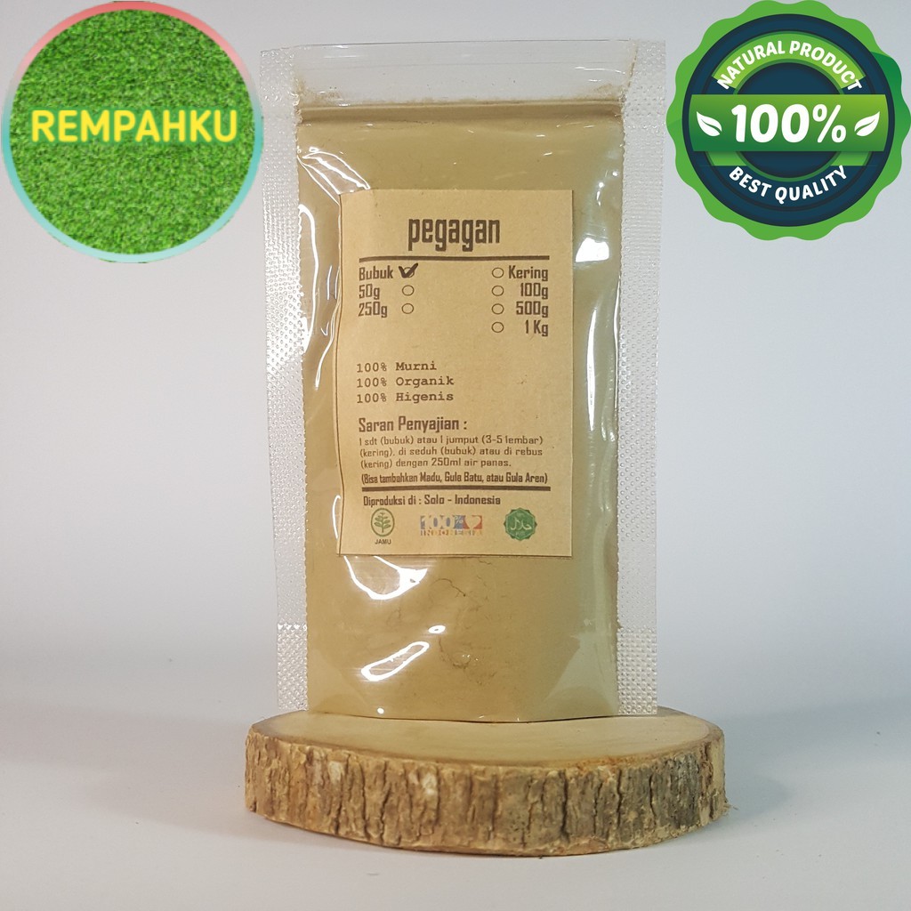 

PEGAGAN BUBUK 50 GRAM - Centella Asiatica - MURNI - JSR - REMPAH