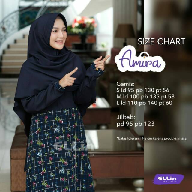 Gamis amira ori ellin hijab