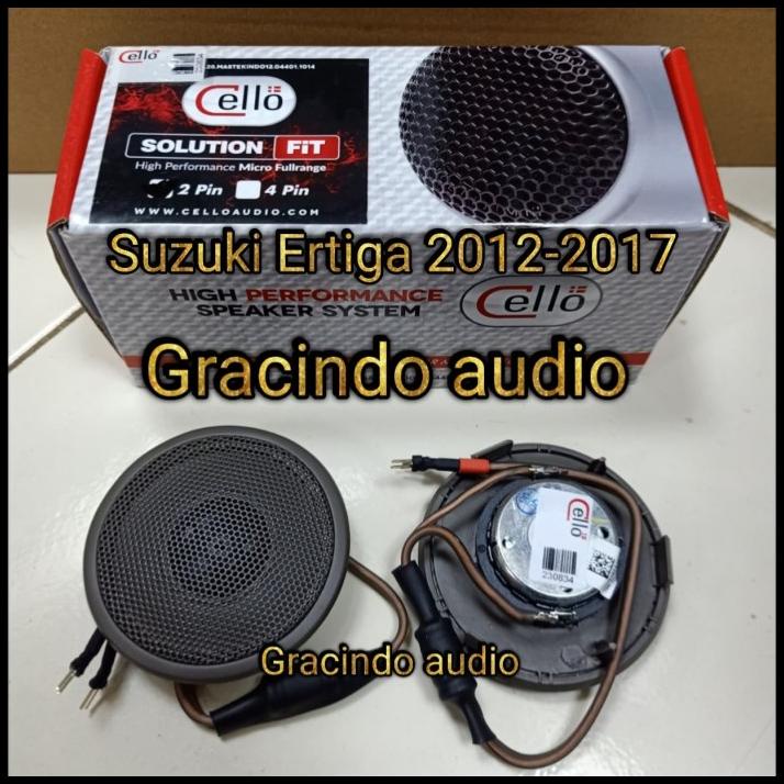 Speaker Micro Fullrange Cello Solution Fit Suzuki Ertiga 2012-2017