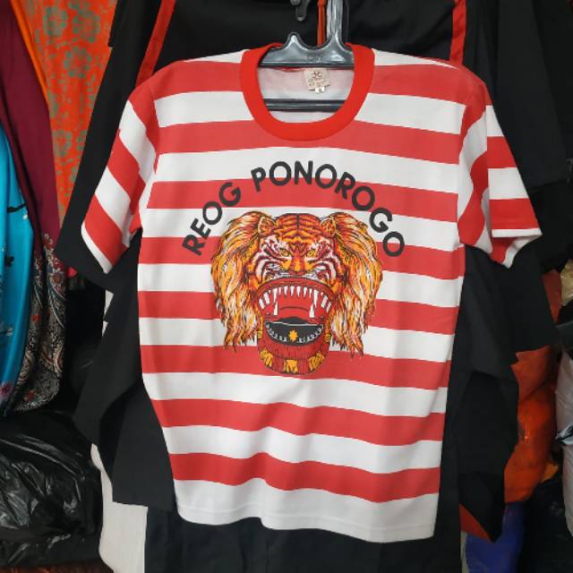 Setelan baju reog dewasa ( kaos + celana)/ kostum reog