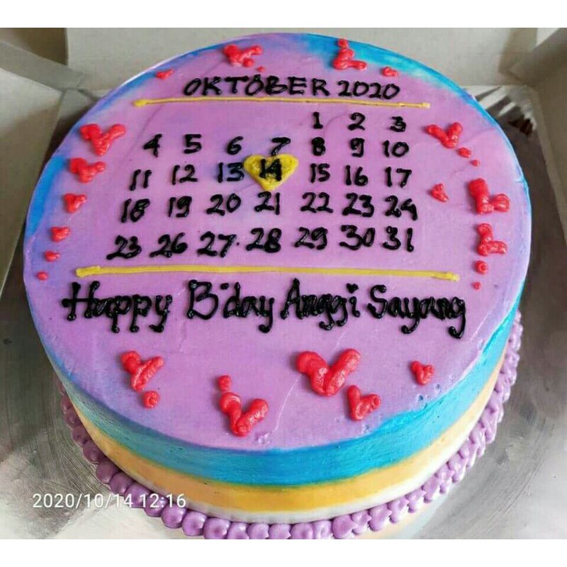 

Kue Tart Ultah Kalender,Kue Ulang Tahun Kalender