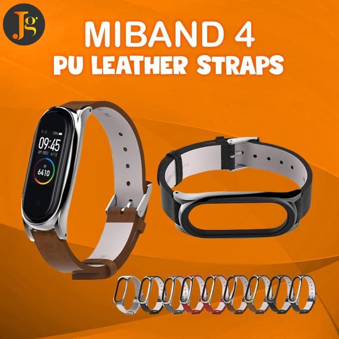 MiBand 4 Leather Strap Tali Pengganti Kulit MiBand 3