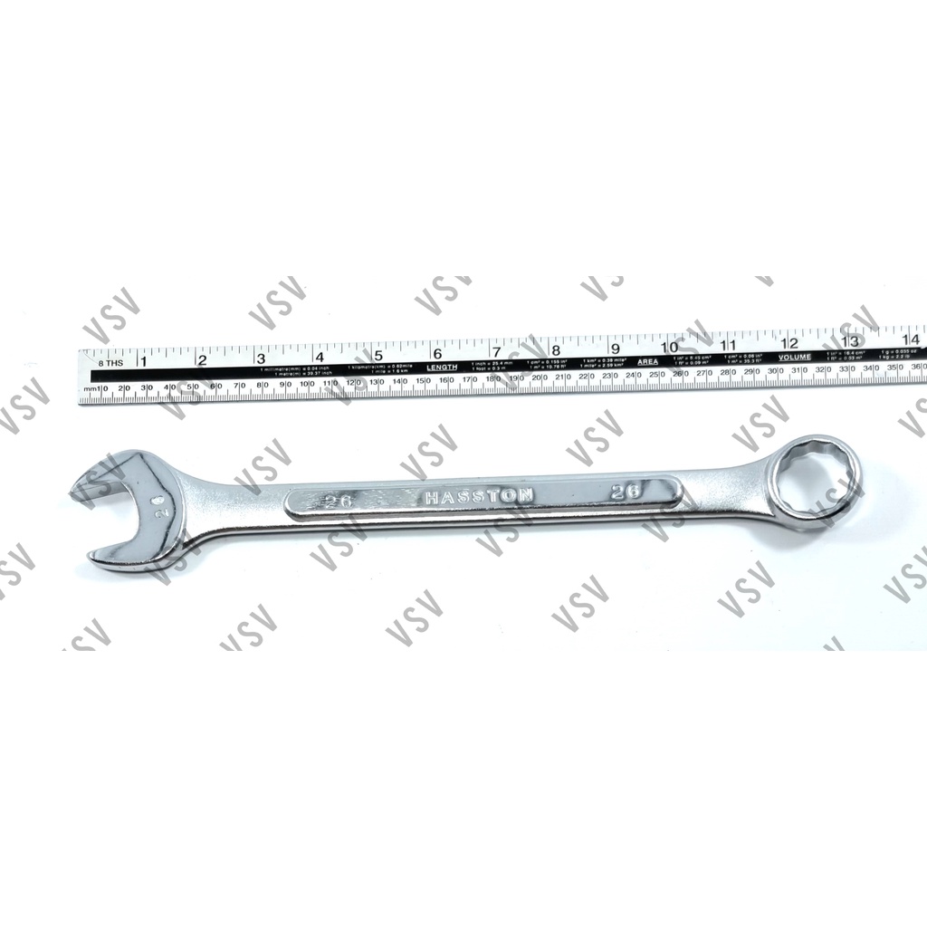 HASSTON Kunci Ring Pas 26mm Combination Wrench 26mm Ringpas 26mm Spanner