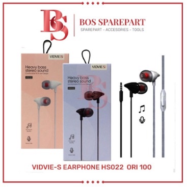 VIDVIE-S EARPHONE HS022 ORI 100