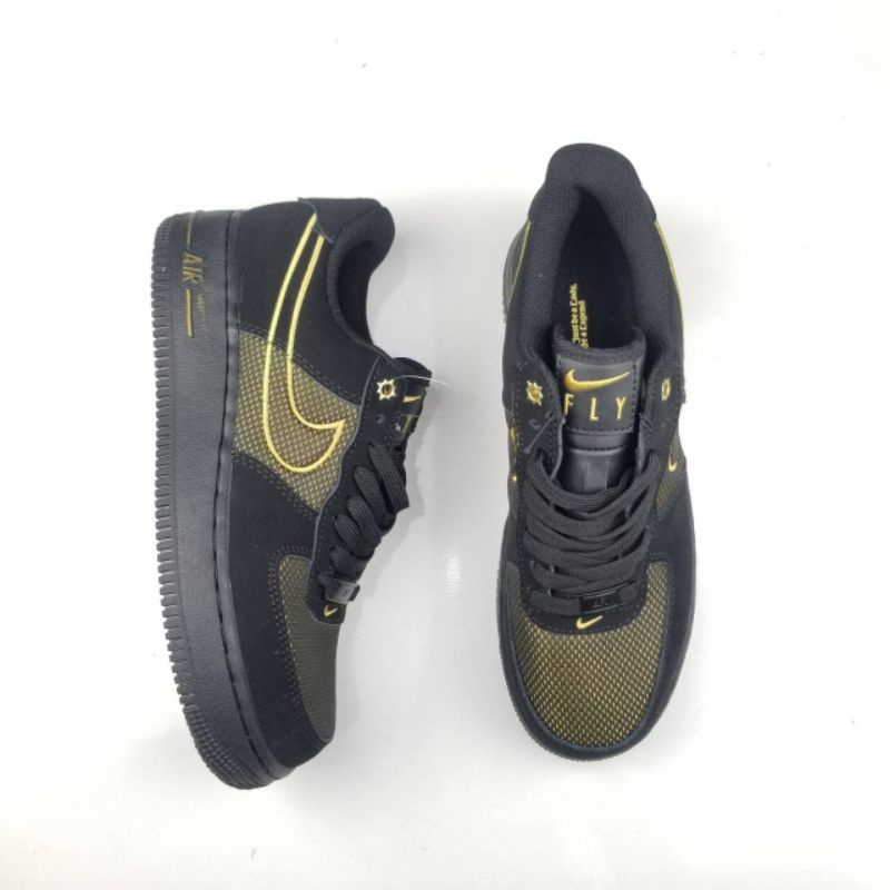 NIKE AIR FORCE 1 LOW LEGENDARY BLACK GOLD