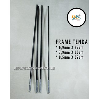 FRAME TENDA FIBER OUTDOOR HIKING CAMPING TIANG TENDA