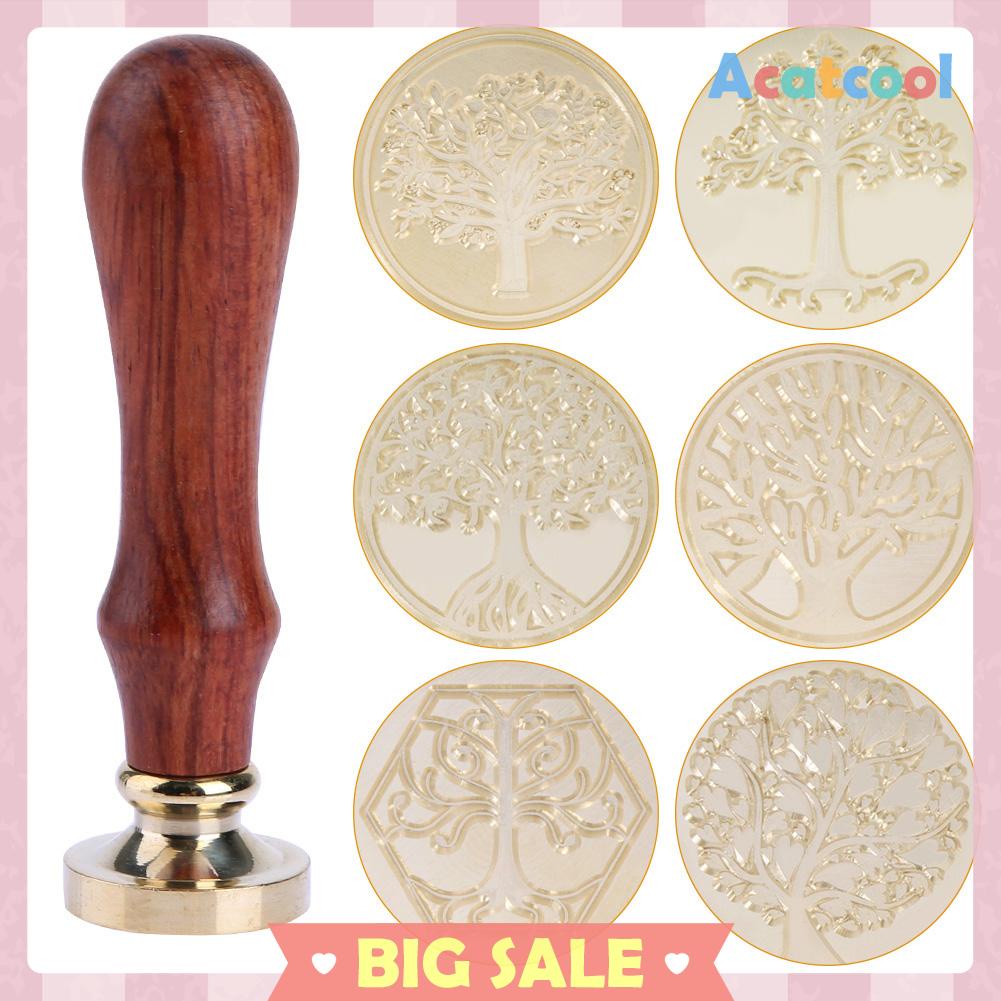 Stempel Segel Lilin Bentuk Pohontanaman Gaya Antikretro Untuk Dekorasihadiah