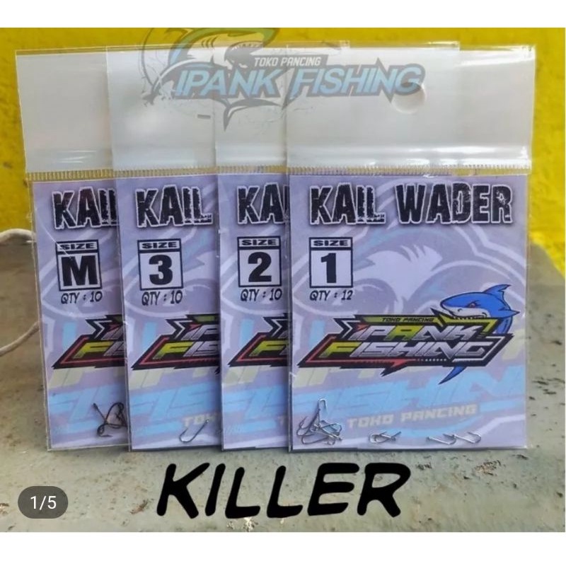 TERMURAH KAIL TANPA MERK KAIL PANCING WADER BEUNTEUR IKAN KECIL UKURAN 1 2 3 TAJAM KUAT ANTI KARAT