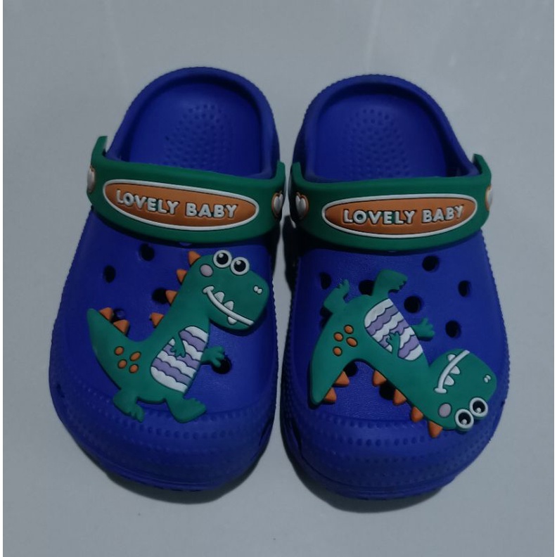 Sandal anak karet Dino