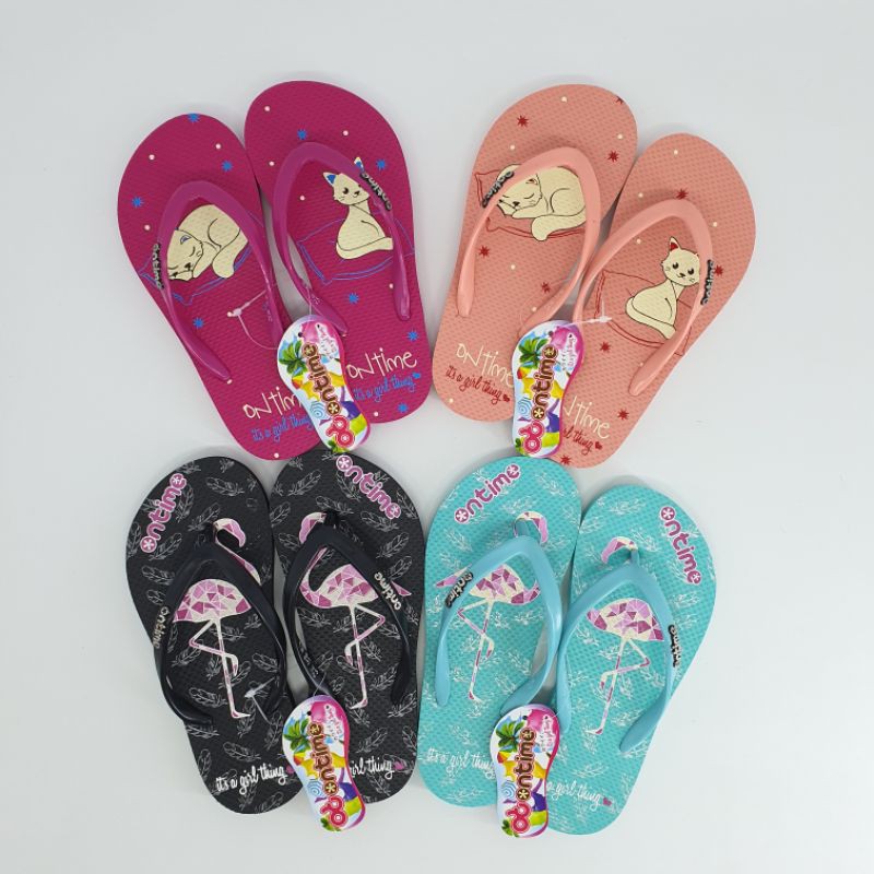 Sandal Jepit Anak ONTIME SLEEPY & FLAMINGO TEEN (31-35)