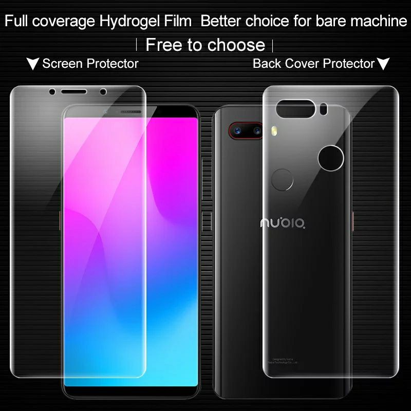 Hydrogel ZTE Nubia Z17 / Z17s / Z17 Mini / Z17 Mini S / Z18 / Z18 Mini Screen Protector Full Cover