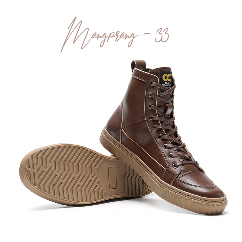 Sepatu Pria Sneakers Kasual Santai Kulit Asli Cowok Bertali Men  Casual Hangout Traveling Original