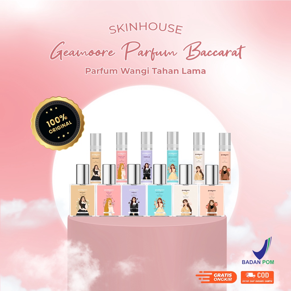 [SKINHOUSEID] GEAMOORE PARFUM BACCARAT , BABY BACCARAT 6ML DAN 30ML BPOM