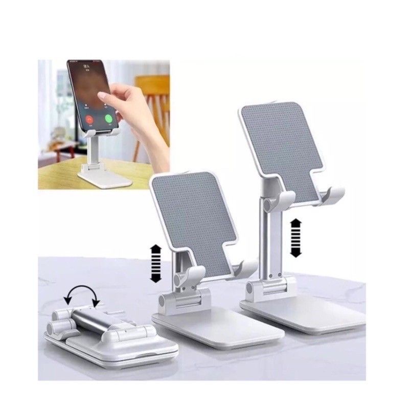 Folding Desktop HD-23 Phone Stand Holder Lipat Liftable Foldable HD23 Universal HP di Meja