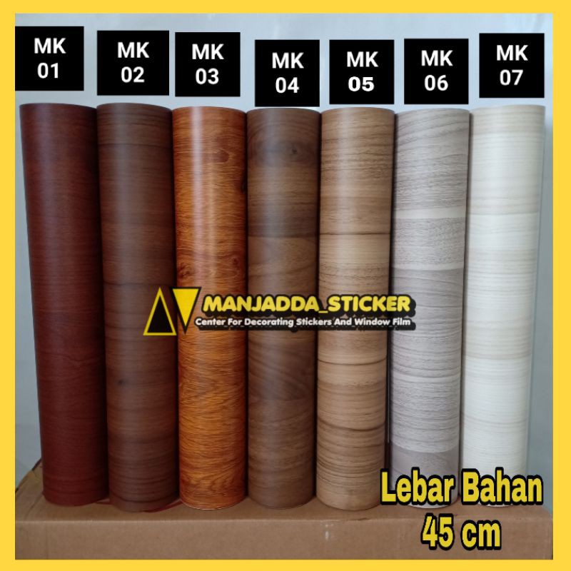 TERMURAH Stiker Motif Serat Kayu Stiker Kayu Stiker Lemari Stiker Meja Stiker Furniture Serbaguna