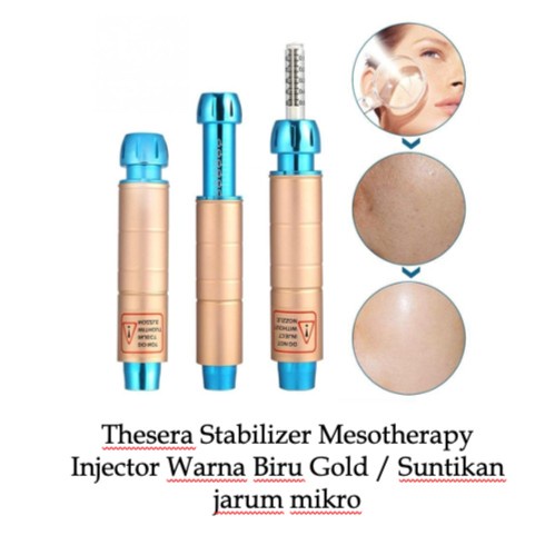 Thesera Stabilizer Mesotherapy Injector Warna Biru Gold