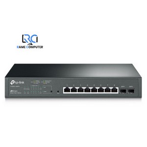 TP-Link T1500G-10MPS JetStream 8-Port Gigabit Smart PoE+ Switch with 2 SFP Slots