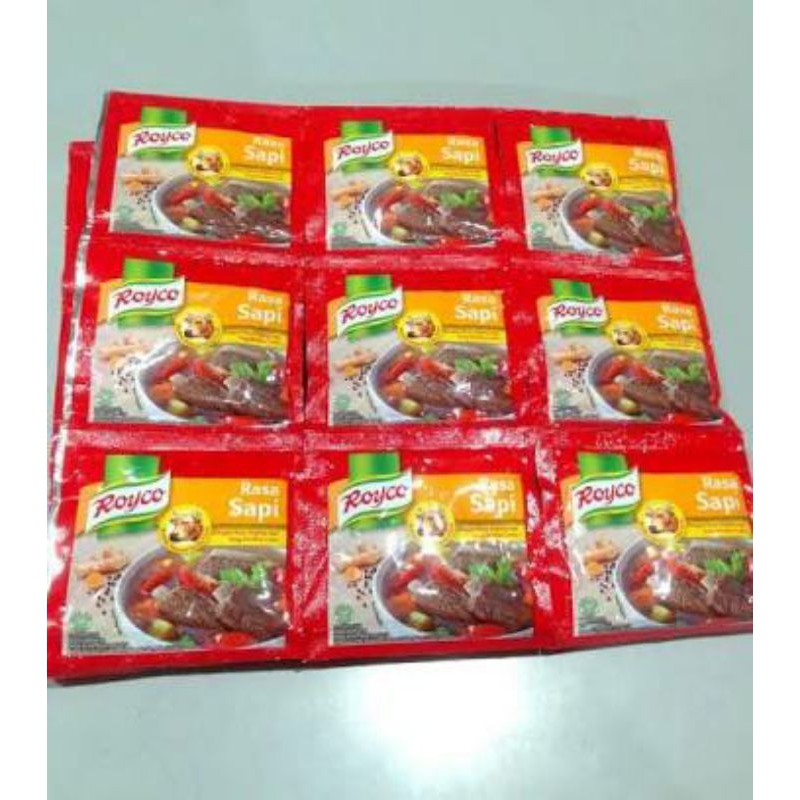 

Royco Sapi per RENCENG (12 sachet x 9gr) / Penyedap Rasa Kaldu SAPI Bumbu Instant