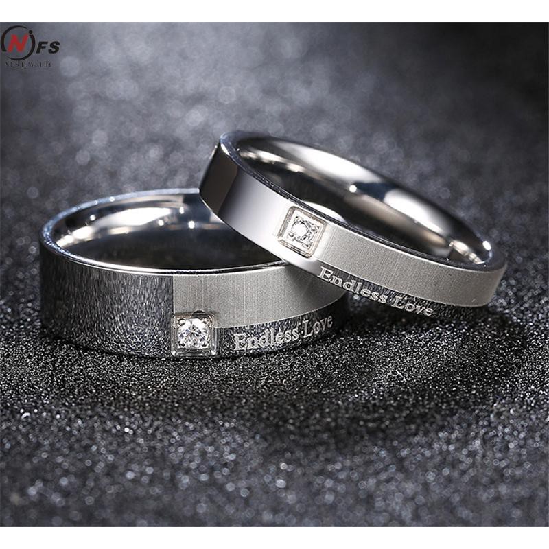 SALE/ OBRAL Cincin Couple Titanium / Cincin Couple Ring / Couple Pasangan / Cincin Tunangan C040