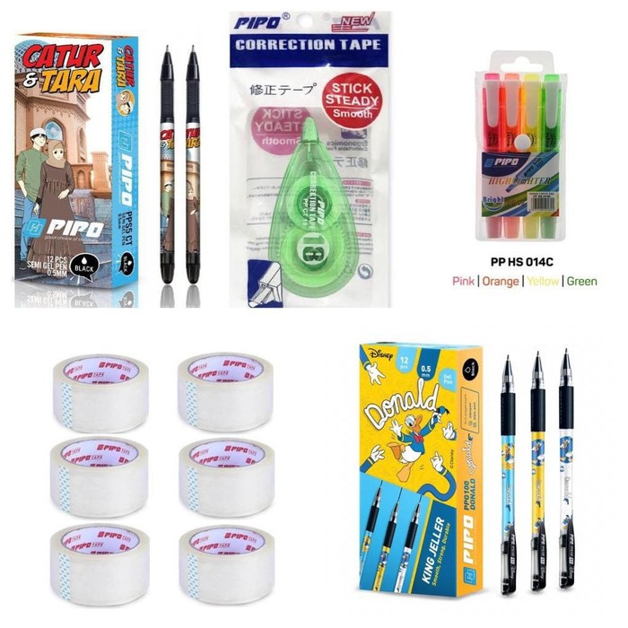 

Terbaru Paket 16 Dapat 2 Lusin Pulpen, 6 PCS Lakban dan 1 PC CT DAN 4PCS HLGTE Terbatas