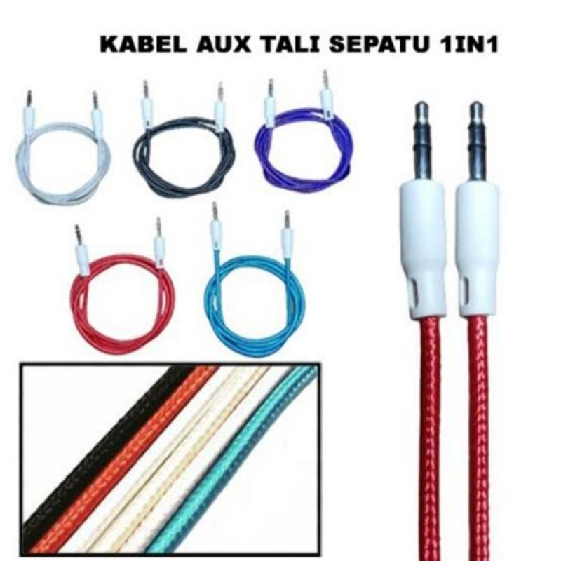 kabel aux 1 in 1 kabel jek audio sepiker ke hp ke laptop kabel murah