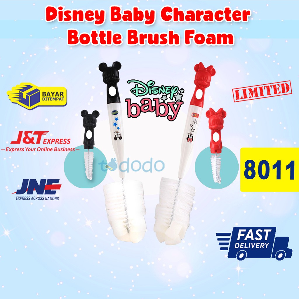 Lusty Bunny Disney Baby Bunny Character Bottle Brush Foam 8011