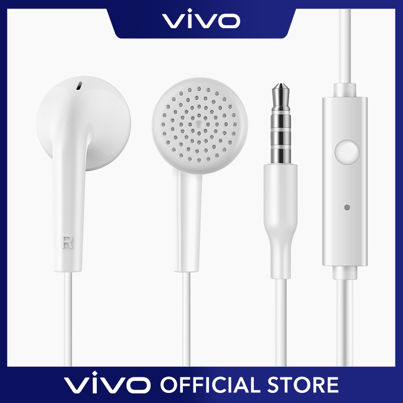 vivo Earphone XE100 Original [Mikrofon tersedia] - Garansi Resmi 6 Bulan-3